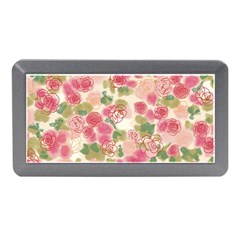 Aquarelle Pink Flower  Memory Card Reader (mini) by Brittlevirginclothing