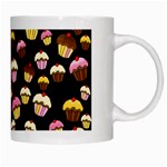 Jammy cupcakes pattern White Mugs Right