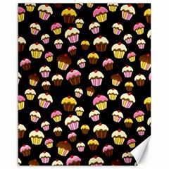 Jammy Cupcakes Pattern Canvas 16  X 20  