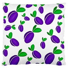 Decorative plums pattern Standard Flano Cushion Case (One Side)