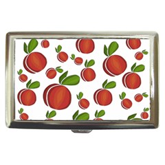 Peaches Pattern Cigarette Money Cases by Valentinaart