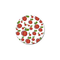 Peaches Pattern Golf Ball Marker by Valentinaart