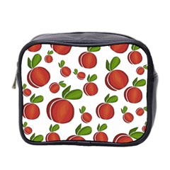 Peaches Pattern Mini Toiletries Bag 2-side by Valentinaart