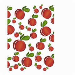 Peaches Pattern Small Garden Flag (two Sides) by Valentinaart