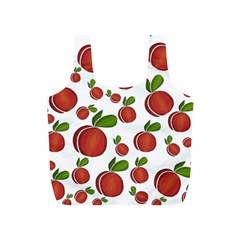 Peaches Pattern Full Print Recycle Bags (s)  by Valentinaart