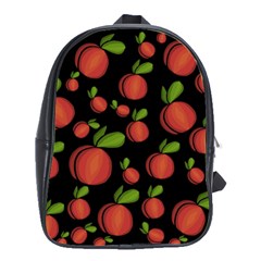 Peaches School Bags(large)  by Valentinaart