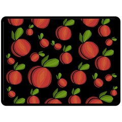 Peaches Fleece Blanket (large)  by Valentinaart