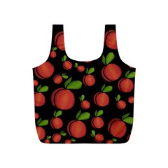 Peaches Full Print Recycle Bags (s)  by Valentinaart