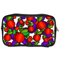 Peaches And Plums Toiletries Bags 2-side by Valentinaart