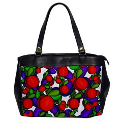 Peaches And Plums Office Handbags by Valentinaart