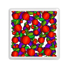 Peaches And Plums Memory Card Reader (square)  by Valentinaart