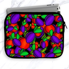 Plums And Peaches Apple Ipad 2/3/4 Zipper Cases by Valentinaart