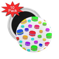 Macaroons 2 25  Magnets (10 Pack)  by Valentinaart