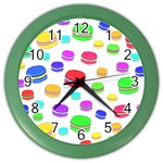 Macaroons Color Wall Clocks Front