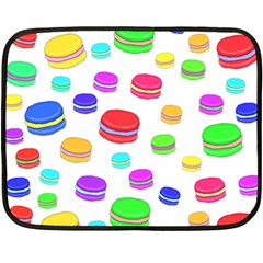 Macaroons Fleece Blanket (mini) by Valentinaart