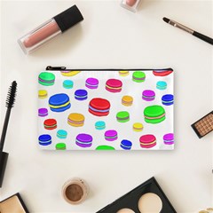 Macaroons Cosmetic Bag (small)  by Valentinaart