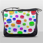 Macaroons Messenger Bags Front