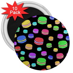 Colorful Macaroons 3  Magnets (10 Pack)  by Valentinaart