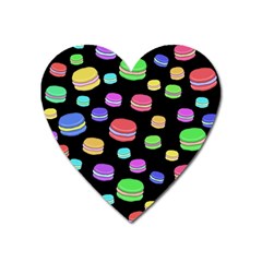 Colorful Macaroons Heart Magnet by Valentinaart