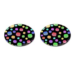 Colorful Macaroons Cufflinks (oval) by Valentinaart