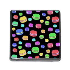 Colorful Macaroons Memory Card Reader (square) by Valentinaart