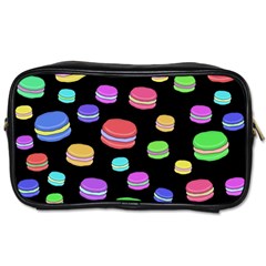 Colorful Macaroons Toiletries Bags by Valentinaart