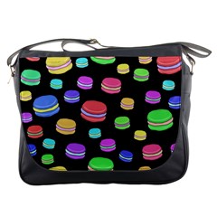 Colorful Macaroons Messenger Bags by Valentinaart