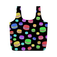 Colorful Macaroons Full Print Recycle Bags (m)  by Valentinaart