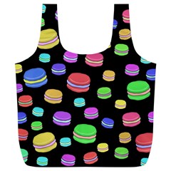 Colorful Macaroons Full Print Recycle Bags (l)  by Valentinaart