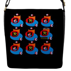 Queen Mrtacpans Two 5 Flap Messenger Bag (s) by MRTACPANS