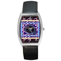 Abstract Sphere Room 3d Design Barrel Style Metal Watch