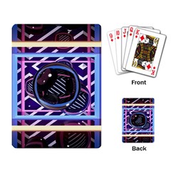 Abstract Sphere Room 3d Design Playing Card by Amaryn4rt