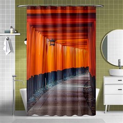 Architecture Art Bright Color Shower Curtain 48  X 72  (small)  by Amaryn4rt