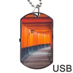 Architecture Art Bright Color Dog Tag USB Flash (One Side) Front