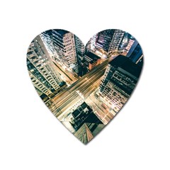 Architecture Buildings City Heart Magnet by Amaryn4rt