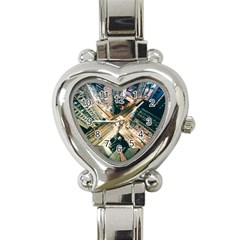 Architecture Buildings City Heart Italian Charm Watch by Amaryn4rt