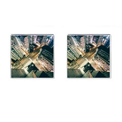 Architecture Buildings City Cufflinks (square) by Amaryn4rt