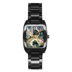 Architecture Buildings City Stainless Steel Barrel Watch by Amaryn4rt