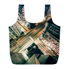 Architecture Buildings City Full Print Recycle Bags (l)  by Amaryn4rt