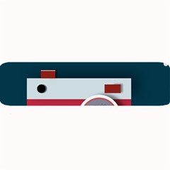 Camera Vector Illustration Large Bar Mats by Amaryn4rt