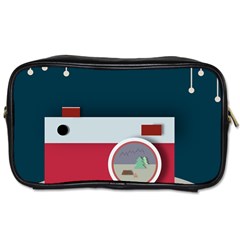 Camera Vector Illustration Toiletries Bags 2-side by Amaryn4rt