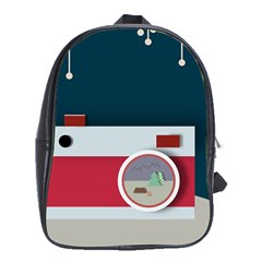 Camera Vector Illustration School Bags (xl)  by Amaryn4rt