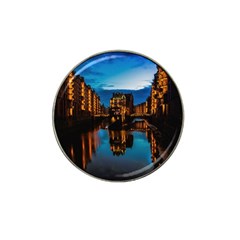 Hamburg City Blue Hour Night Hat Clip Ball Marker