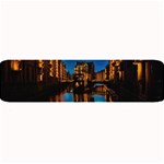 Hamburg City Blue Hour Night Large Bar Mats 32 x8.5  Bar Mat