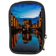 Hamburg City Blue Hour Night Compact Camera Cases by Amaryn4rt