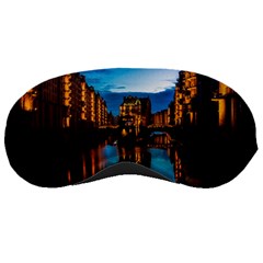 Hamburg City Blue Hour Night Sleeping Masks by Amaryn4rt