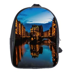 Hamburg City Blue Hour Night School Bags (xl) 