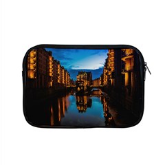 Hamburg City Blue Hour Night Apple Macbook Pro 15  Zipper Case by Amaryn4rt