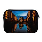 Hamburg City Blue Hour Night Apple MacBook Pro 17  Zipper Case Front