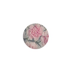 Cloves Flowers Pink Carnation Pink 1  Mini Buttons by Amaryn4rt